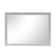 Ion Dresser Mirror | Picture Frame Molding | Mist Gray Solid Acacia Wood