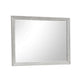 Ion Dresser Mirror | Picture Frame Molding | Mist Gray Solid Acacia Wood