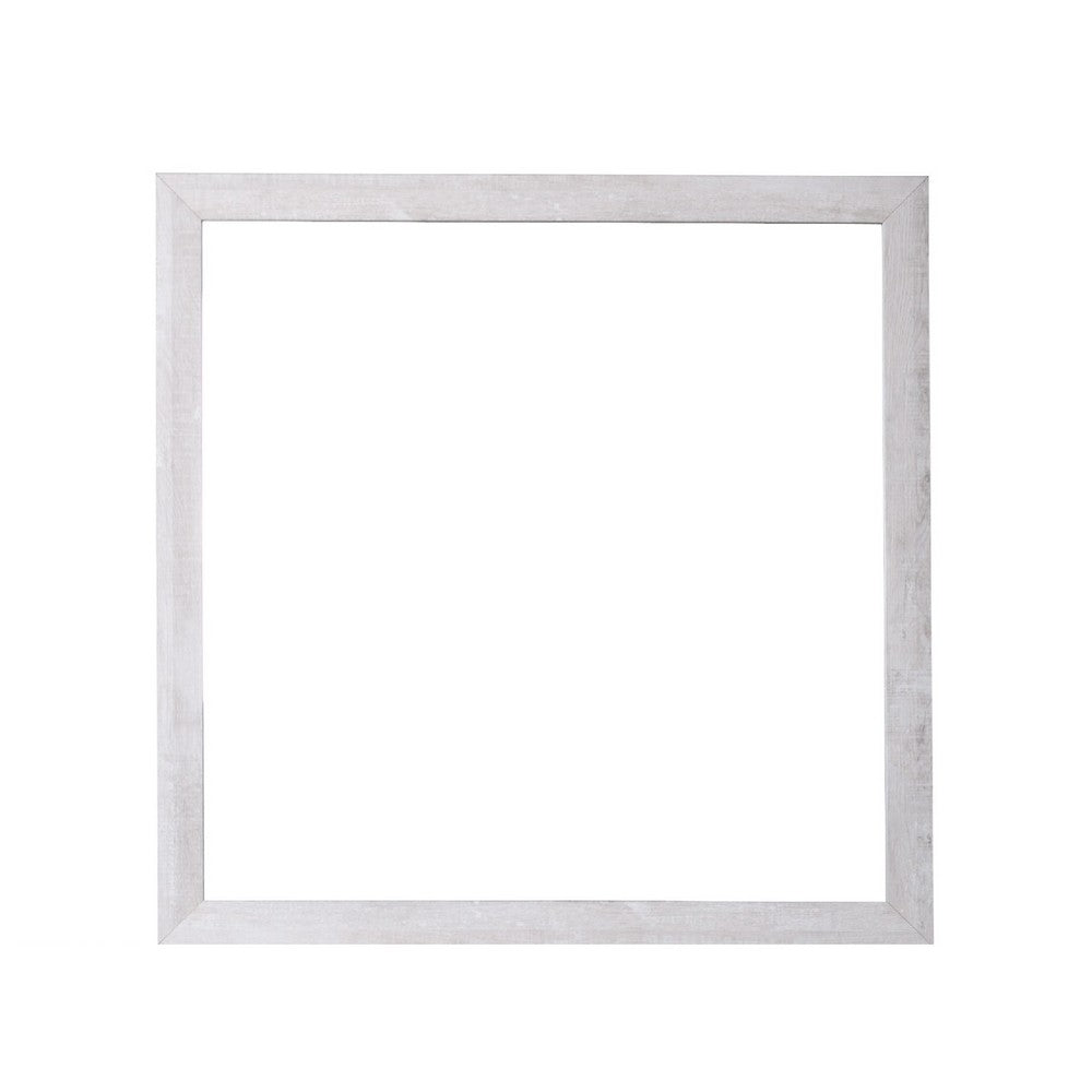 Bisca Dresser Mirror | 40" Square | Driftwood Gray Decorative Laminate