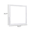 Bisca Dresser Mirror | 40" Square | Driftwood Gray Decorative Laminate