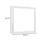 Bisca Dresser Mirror | 40" Square | Driftwood Gray Decorative Laminate