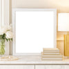 Bisca Dresser Mirror | 40" Square | Driftwood Gray Decorative Laminate