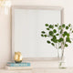 Bisca Dresser Mirror | 40" Square | Driftwood Gray Decorative Laminate