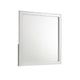 Ruo Dresser Mirror | 40" Square Frame | Low Distortion | Glossy White