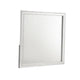 Ruo Dresser Mirror | 40" Square Frame | Low Distortion | Glossy White