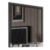Zoe Dresser Mirror | 40" Square Black Laminate | Low Distortion
