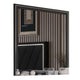 Zoe Dresser Mirror | 40" Square Black Laminate | Low Distortion