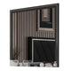 Zoe Dresser Mirror | 40" Square Black Laminate | Low Distortion