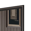 Zoe Dresser Mirror | 40" Square Black Laminate | Low Distortion