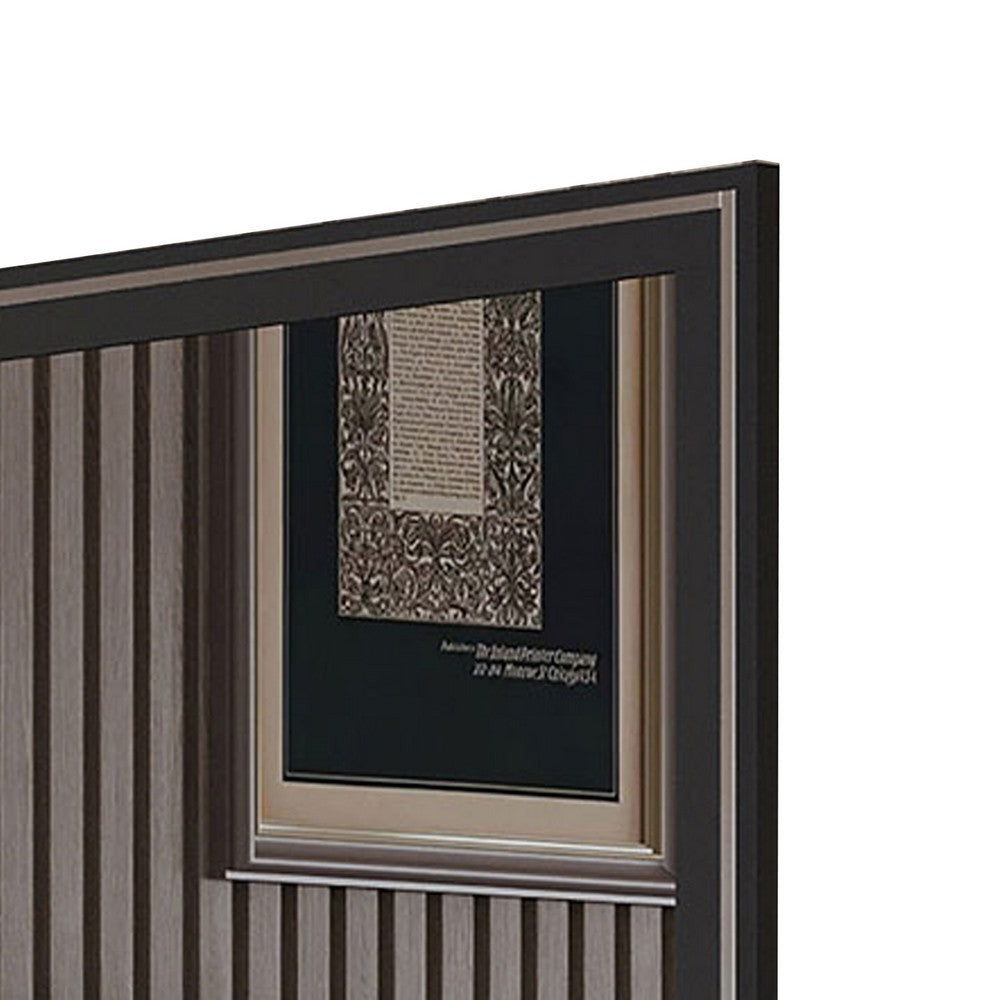 Zoe Dresser Mirror | 40" Square Black Laminate | Low Distortion