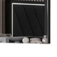 Zoe Dresser Mirror | 40" Square Black Laminate | Low Distortion