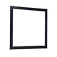 Theo Dresser Mirror | 40" Square Black Frame | Beveled Low Distortion