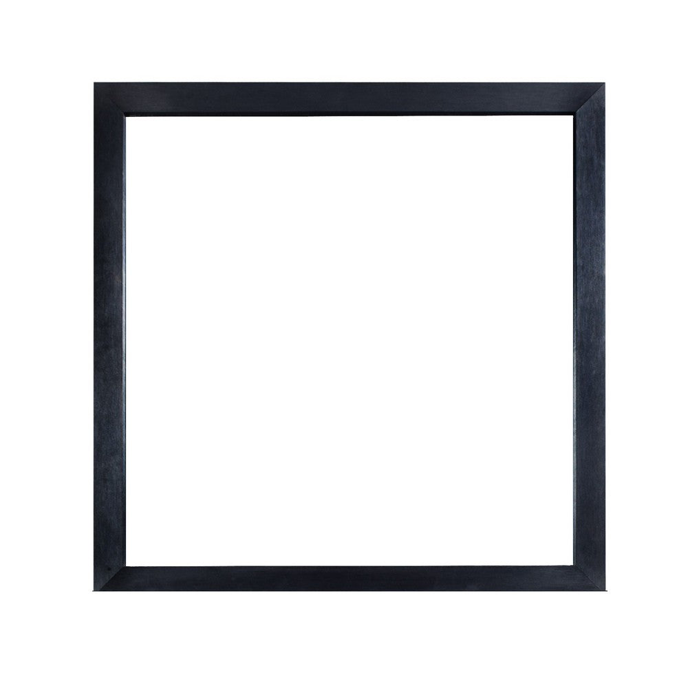 Theo Dresser Mirror | 40" Square Black Frame | Beveled Low Distortion