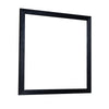 Theo Dresser Mirror | 40" Square Black Frame | Beveled Low Distortion
