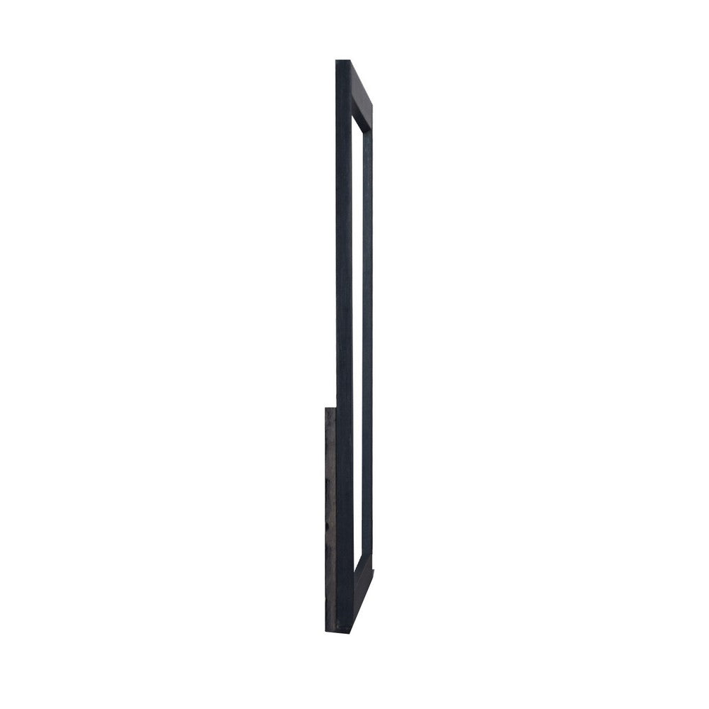 Theo Dresser Mirror | 40" Square Black Frame | Beveled Low Distortion