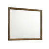Lary Dresser Mirror | 45" Rectangular Frame | Walnut Brown Okume Veneer