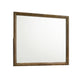 Lary Dresser Mirror | 45" Rectangular Frame | Walnut Brown Okume Veneer