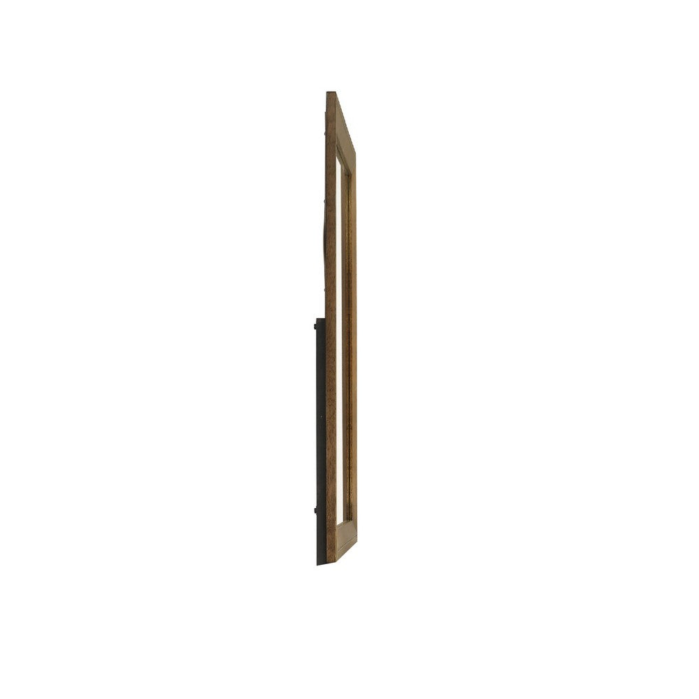 Lary Dresser Mirror | 45" Rectangular Frame | Walnut Brown Okume Veneer