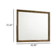 Lary Dresser Mirror | 45" Rectangular Frame | Walnut Brown Okume Veneer