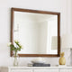 Lary Dresser Mirror | 45" Rectangular Frame | Walnut Brown Okume Veneer