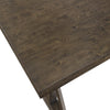 Omal Counter Height Dining Table | Khaki Brown 71" Top | Trestle Base