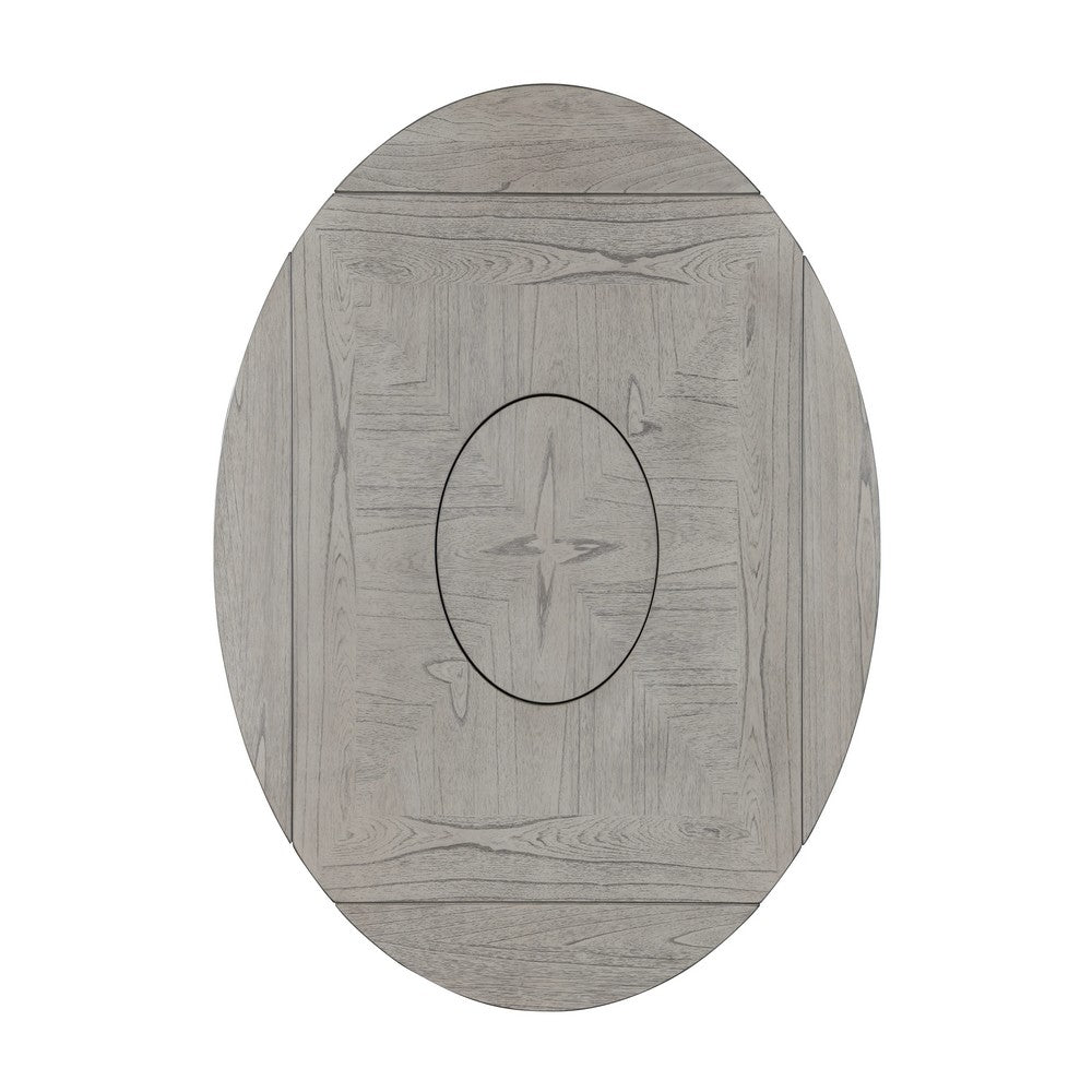 Kilu Counter Height Round Table | 42-60" Extendable | Black | Light Gray