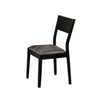 Riera 7pc Dining Table Set w Planked Top | 6 Faux Leather Chairs