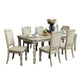 Fenny 7pc 64-100 Inch Extendable Dining Table Set | 6 Chairs Antique White
