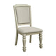 Fenny 7pc 64-100 Inch Extendable Dining Table Set | 6 Chairs Antique White