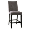 Bruce 5pc Counter Height Set | Marble Top | Trestle | 4 Dark Gray Chairs