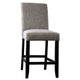Bruce 5pc Counter Height Table Set | Marble | Trestle | Light Gray Chairs
