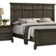 Revy 4pc Queen Bedroom Set | Tall Headboard | Wide Dresser Chest | Gray