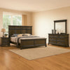 Revy 4pc Queen Bedroom Set | Tall Headboard | Wide Dresser Chest | Gray