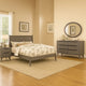 Leyla 4pc Queen Bedroom Set | Dresser w Oval Mirror | Gray Wood