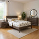 Leyla 4pc Twin Bedroom Set | Dresser w Oval Mirror | Gray Wood