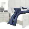 Kyna 5pc Queen Bedroom Set | Curved Louvere | Antique White | 2 Nightstands