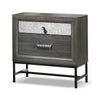 Lito 5pc Queen Bedroom Set | 2 Nightstands | Gray Upholstery | Storage Bed