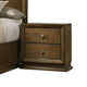 Rouk 5pc Queen Bedroom Set | Walnut Brown Wood | Bronze | Tall Dresser