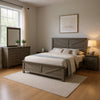 Bry 4pc Farmhouse Queen Complete Bedroom Set | Rustic Gray