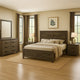 Bry 4pc Farmhouse Queen Complete Bedroom Set | Rustic Gray