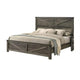 Bry 5pc Farmhouse Queen Complete Bedroom Set | Rustic Gray | 2 Nightstands
