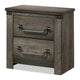 Bry 5pc Farmhouse Queen Complete Bedroom Set | Rustic Gray | 2 Nightstands