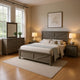 Bry 5pc Farmhouse Queen Complete Bedroom Set | Rustic Gray | 2 Nightstands