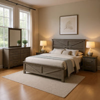 Rustic Gray, Brass