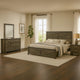 Bry 5pc Farmhouse Queen Complete Bedroom Set | Rustic Gray | 2 Nightstands