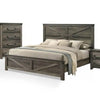 Bry 5pc Farmhouse Queen Complete Bedroom Set | Rustic Gray | Tall Dresser