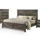 Bry 5pc Farmhouse Queen Complete Bedroom Set | Rustic Gray | Tall Dresser