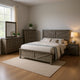 Bry 5pc Farmhouse Queen Complete Bedroom Set | Rustic Gray | Tall Dresser