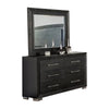 Ashen 4 Piece Queen Bedroom Set | LED Headboard & USB Ports | Black