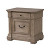 Roi 4pc Queen Bedroom Set | Tall Shutter Headboard | Weathered Gray